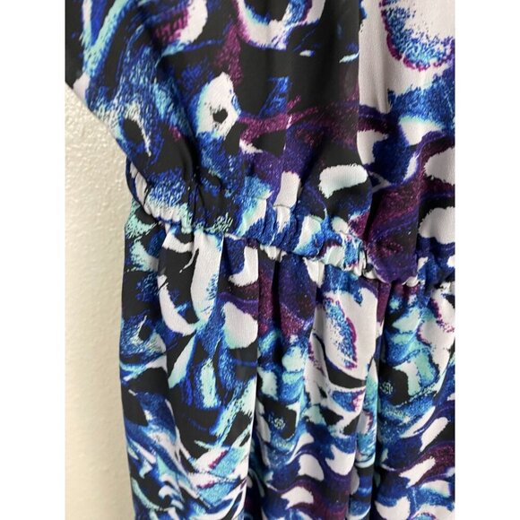 Torrid Mini Chiffon Ruffle Dress Sleeveless Multicolor Size 2X vacation Flowy - Picture 13 of 15